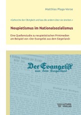 Plaga-Verse: Neupietismus im Nationalsozialismus