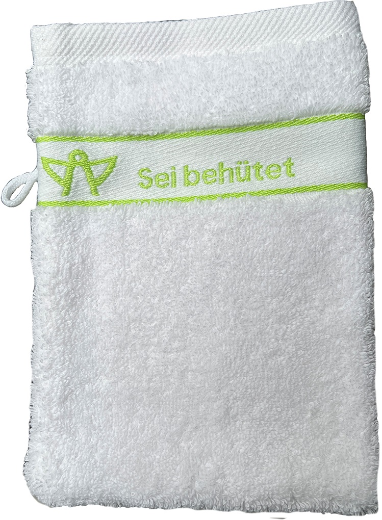 Waschhandschuh "Sei behütet"